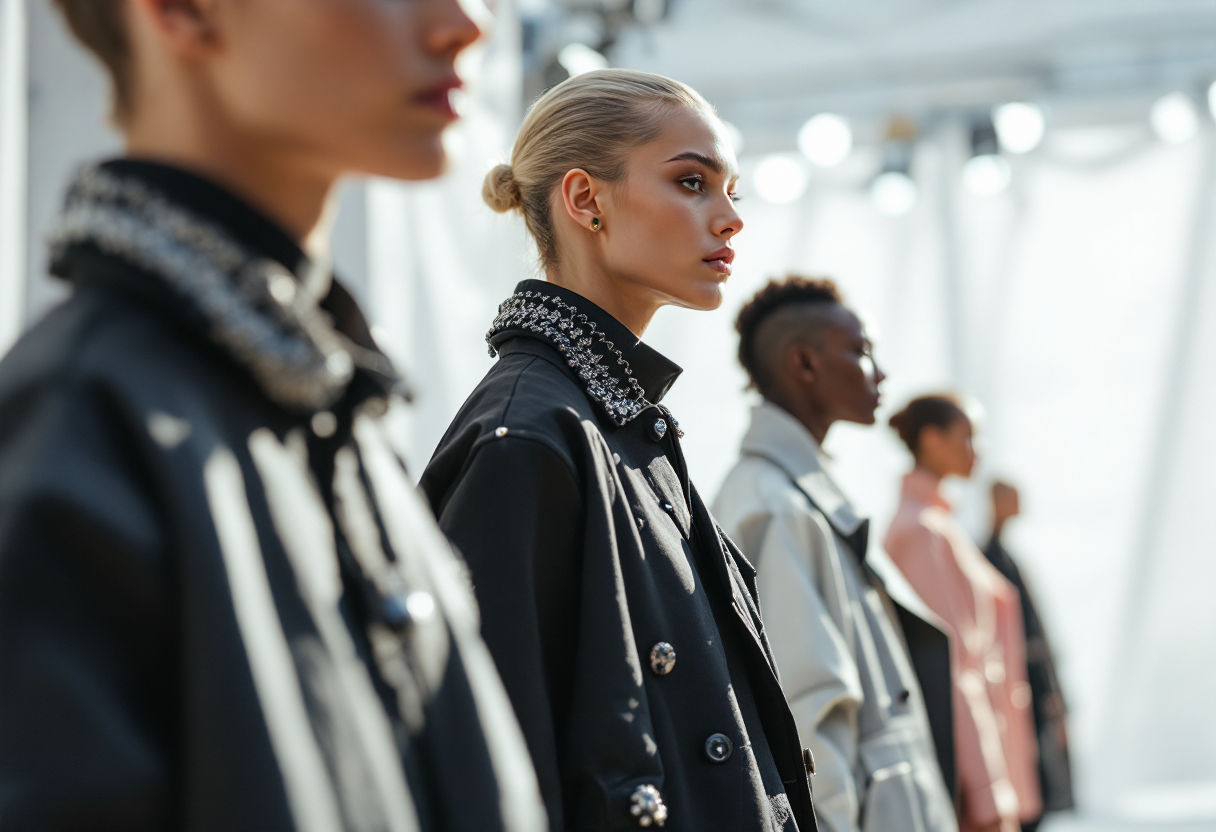 Sfilata di moda alla Berlin Fashion Week 2025