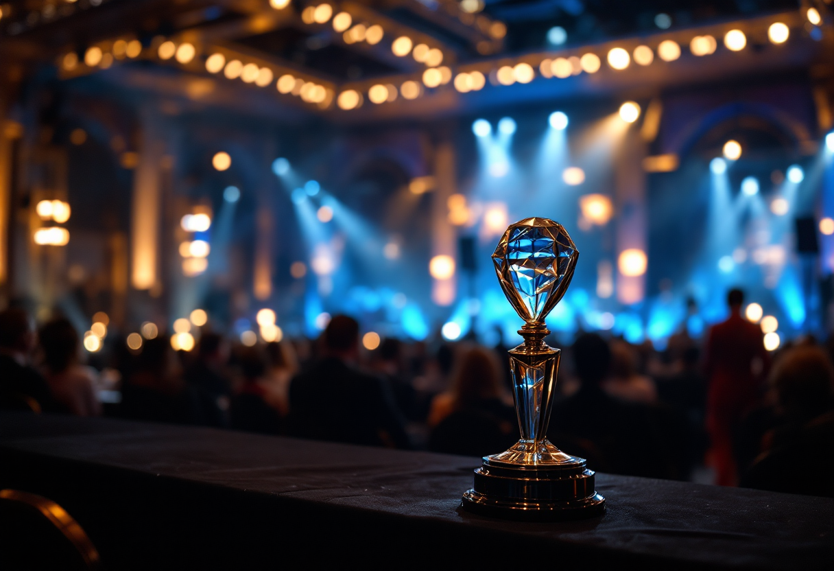 Charli XCX con un look audace ai Grammy 2025