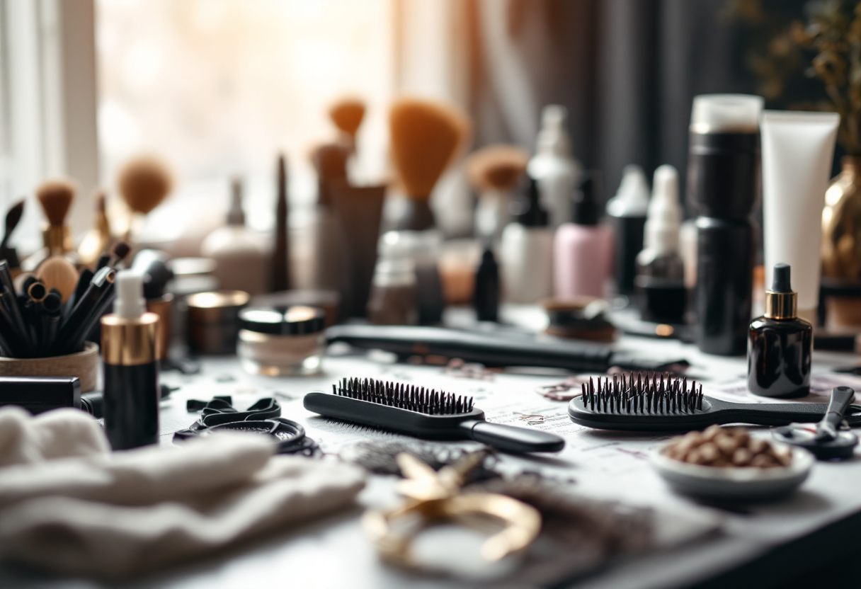 Acconciatura chignon basso elegante e raffinata