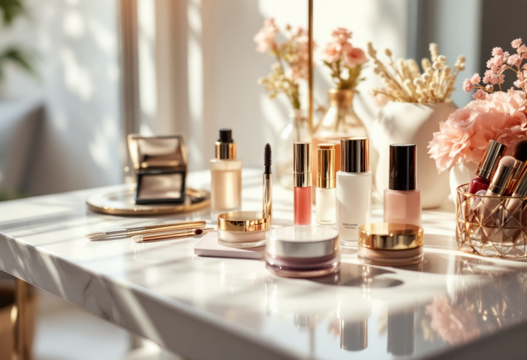 Trucco cool tone ispirato agli anni '90