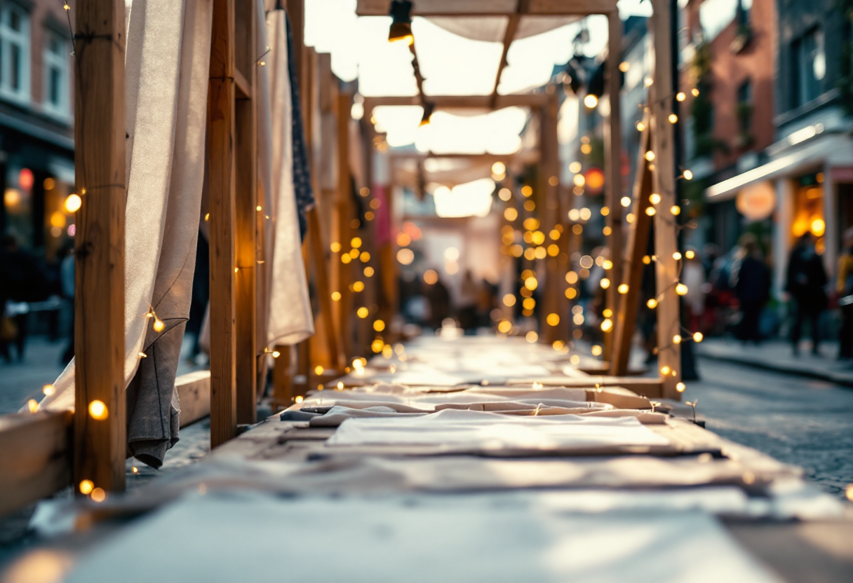 Modelli in passerella durante la Copenhagen Fashion Week 2023