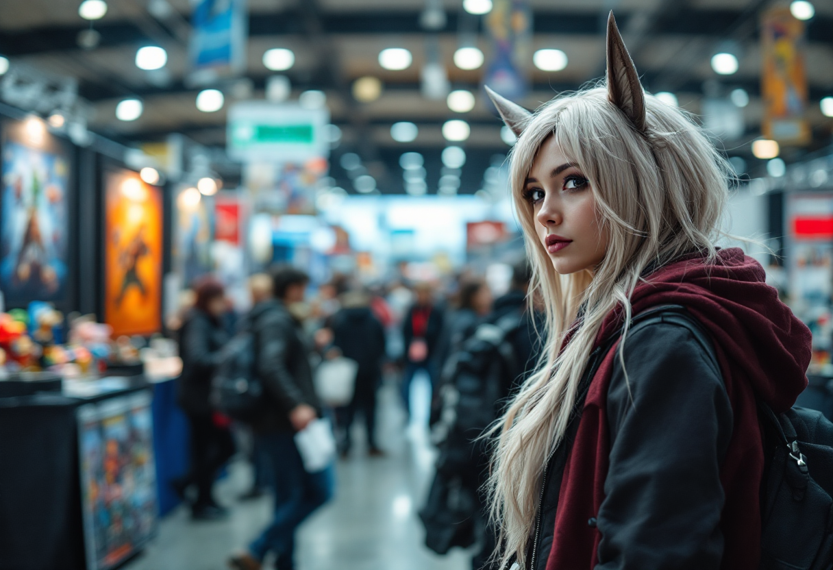 Kalinka Fox in cosplay di Shadowheart, personaggio affascinante