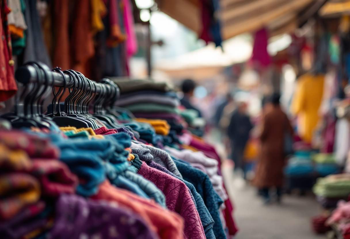 Immagine che illustra l'influenza dei dazi sulla moda