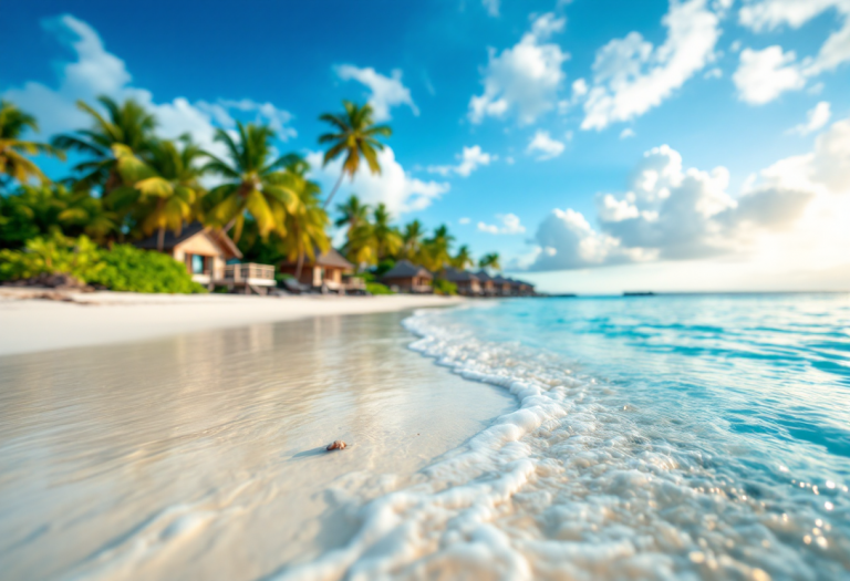 Diletta Leotta in costume da bagno alle Maldive