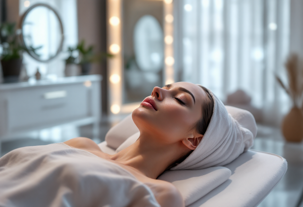 Esercizi di fitness per il viso per una bellezza naturale