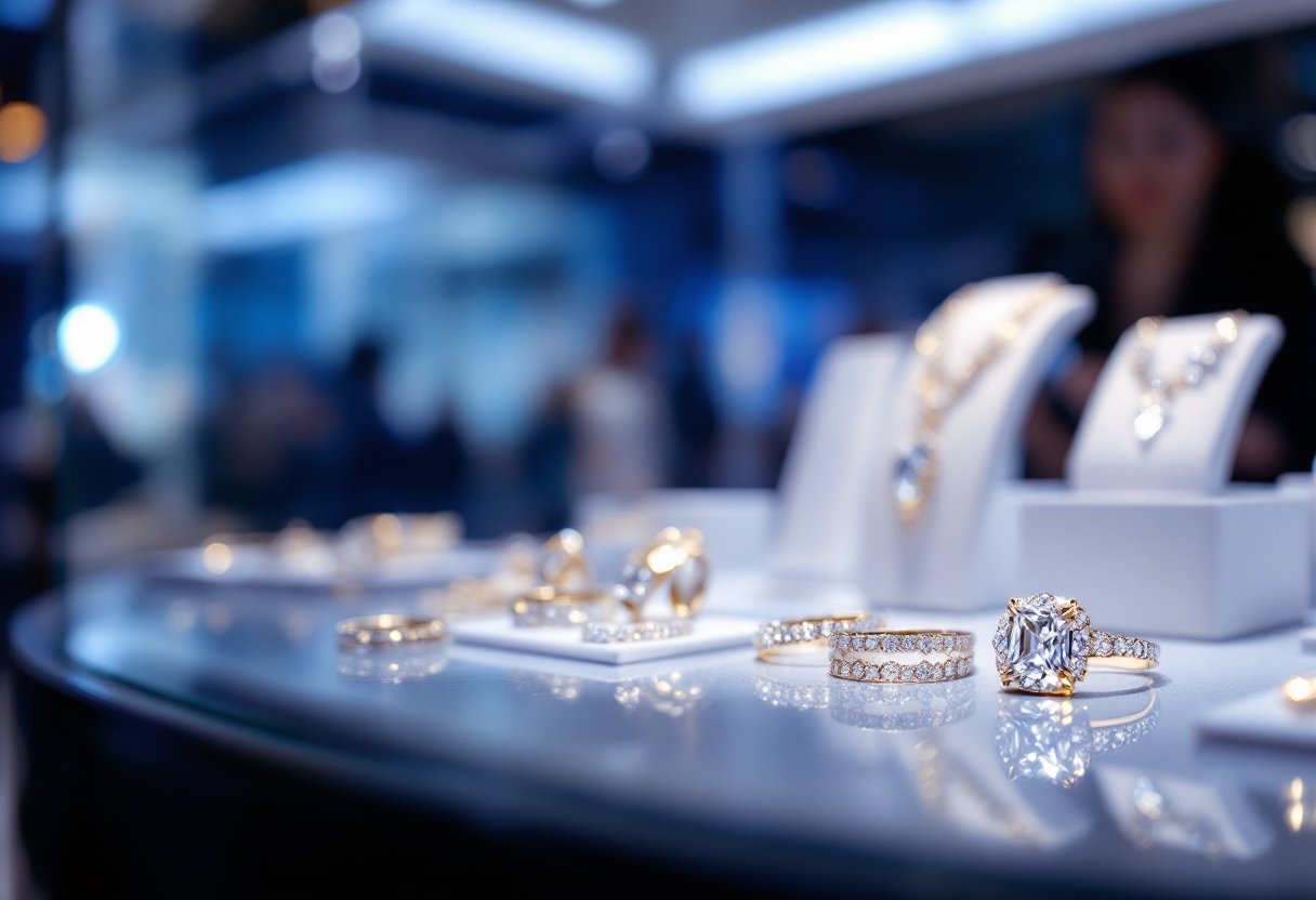 Gioielli scintillanti presentati alla NYFW 2025