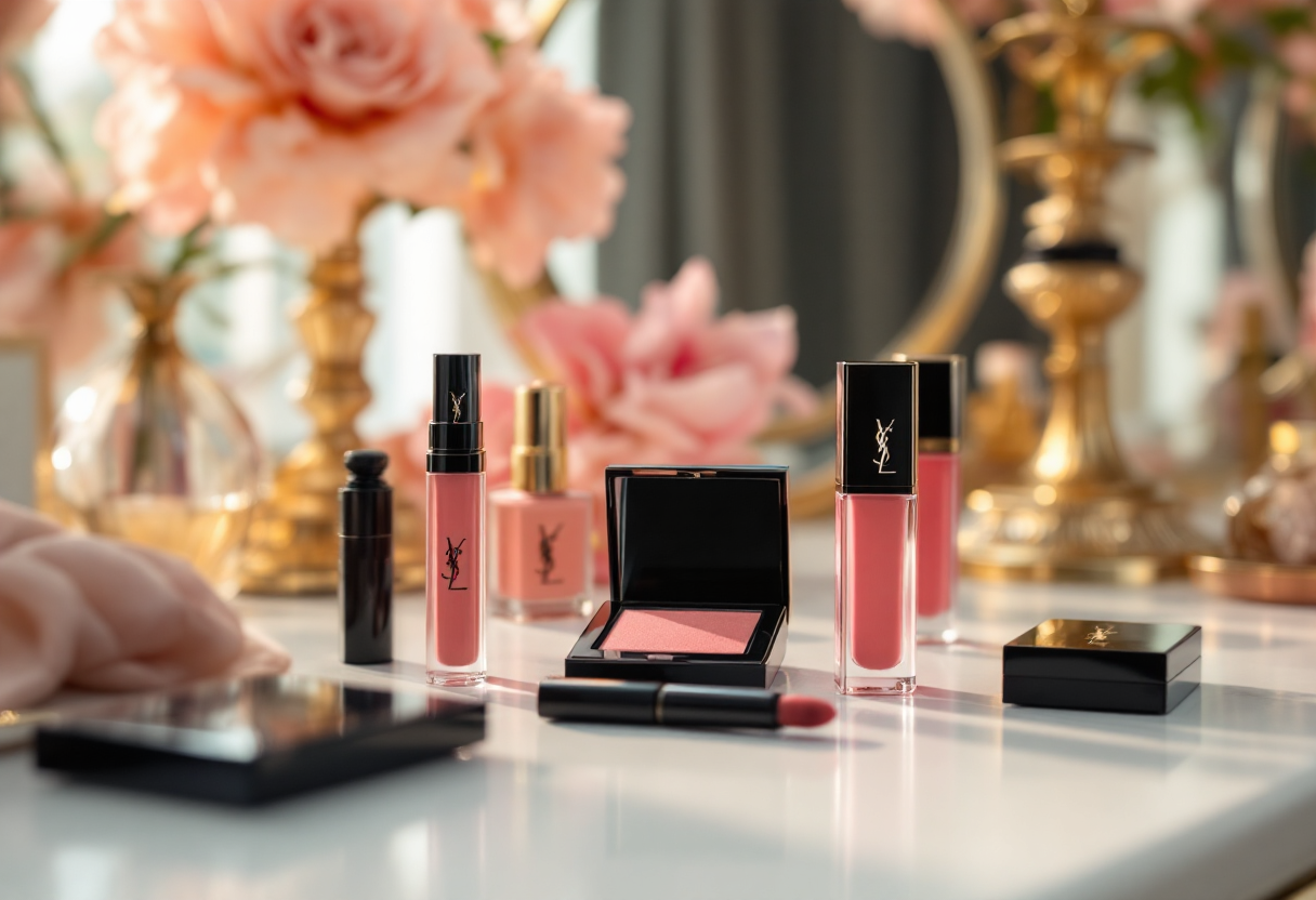 Blush Make Me Blush Bold Blurring di YSL in primo piano