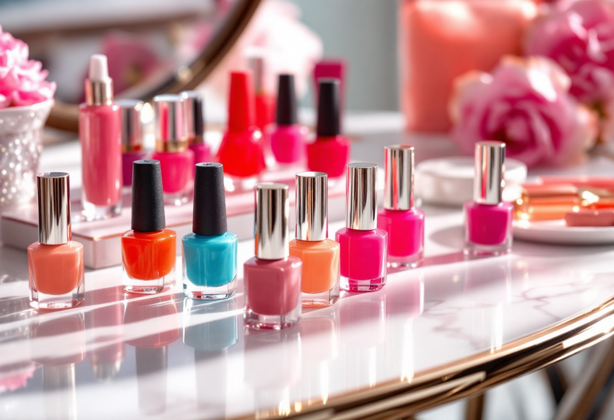 Manicure elegante ispirata a Sanremo 2025 con design unici