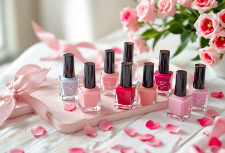 Idee di manicure romantica per San Valentino