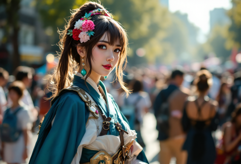 Marin Kitagawa in costume da cosplay, simbolo di creatività