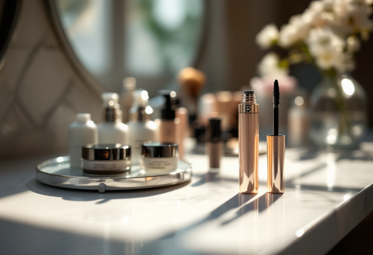 Immagine di mascara per ciglia voluminose e lunghe