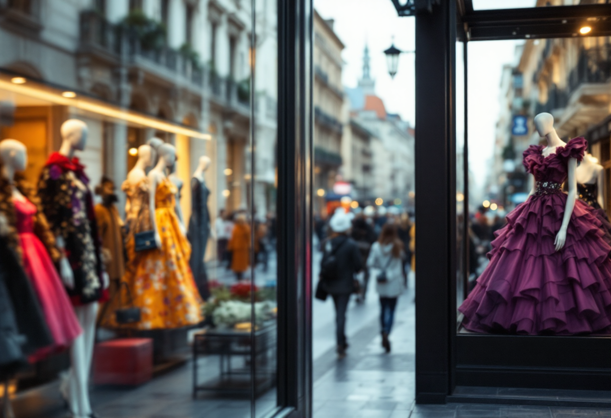 Sfilata di moda alla Milano Fashion Week 2025