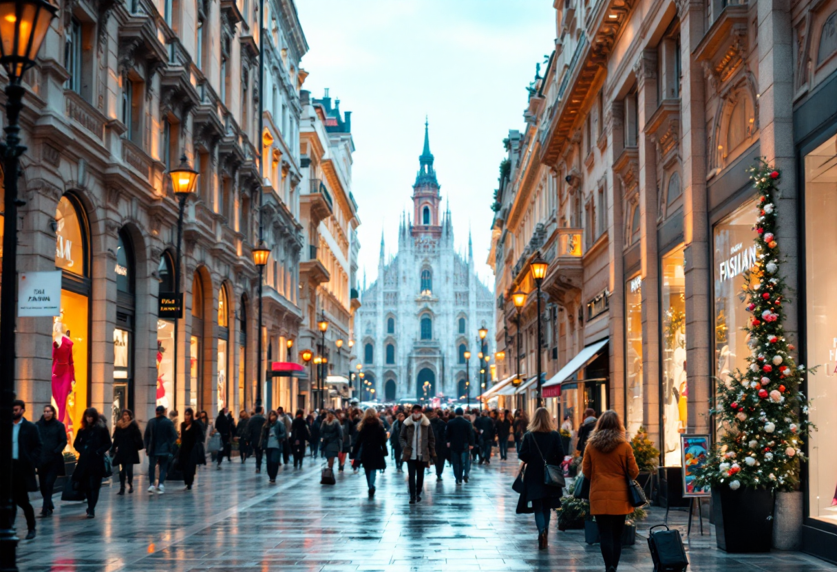 Sfilata di moda durante la Milano Fashion Week 2023