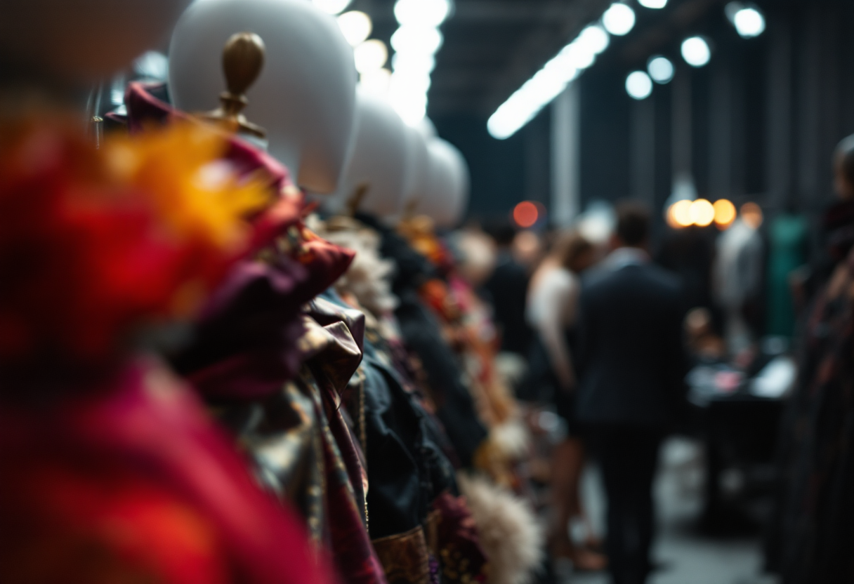 Miriam Leone in passerella alla Milano Fashion Week 2025