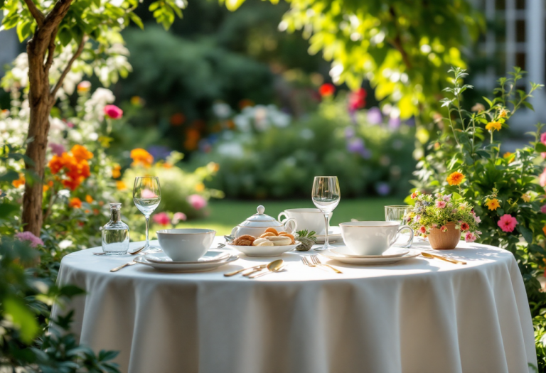 Abiti eleganti della moda italiana presentati a corte