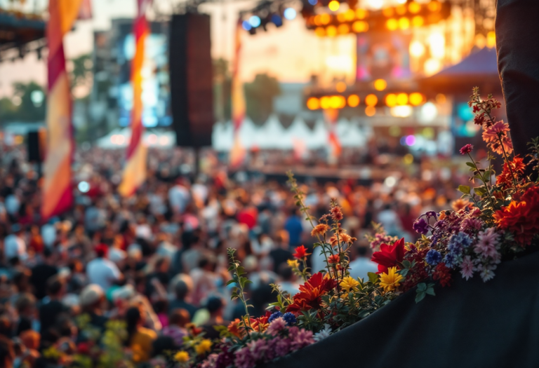 Artisti italiani sul palco del Festival di Sanremo