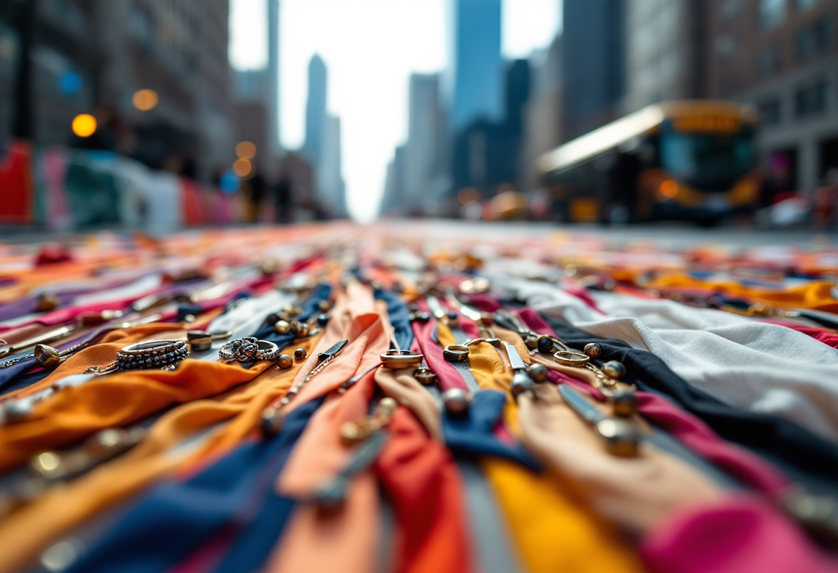 Sfilata alla New York Fashion Week 2025-26 con focus su moda e sociale