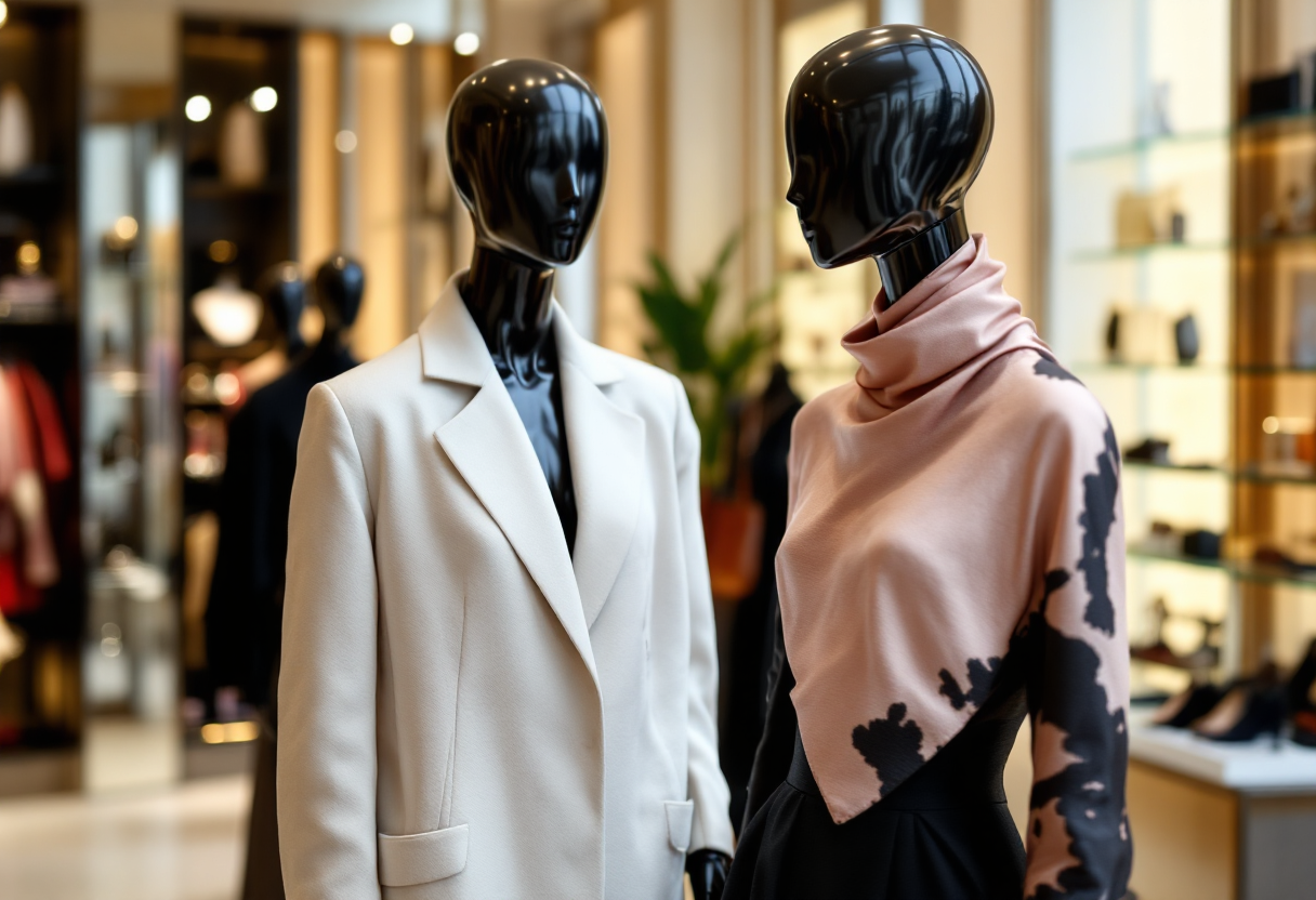 Collezione Prada autunno-inverno 2025/26 che celebra la femminilità