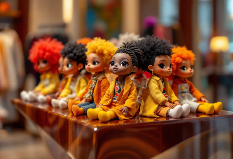 Pupazzi Labubu colorati e alla moda per il 2025