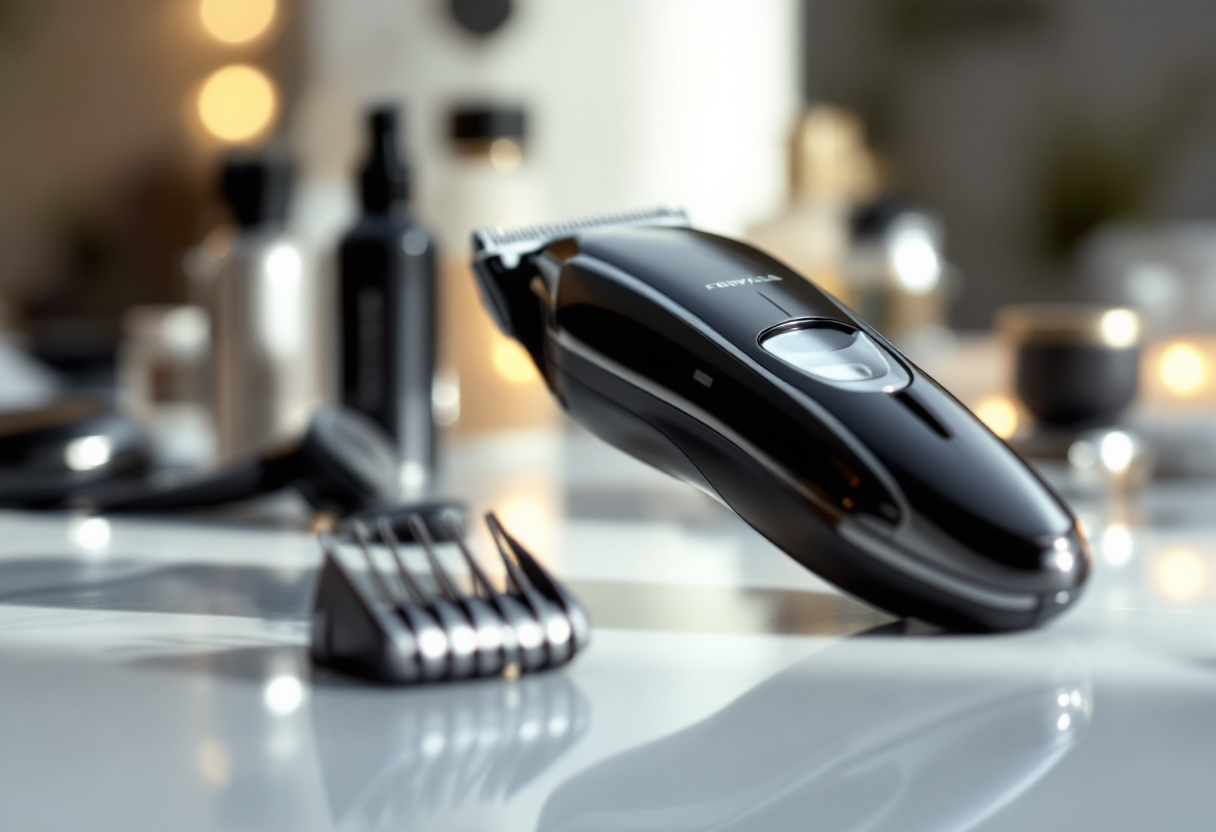 Rifinitore Philips Serie 7000 in uso per grooming