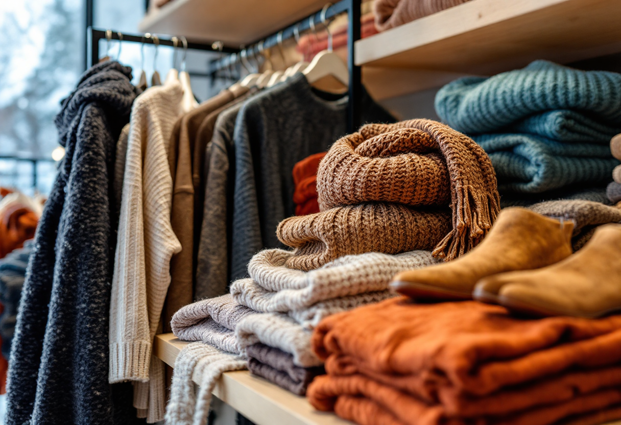 Immagine di un guardaroba invernale rinnovato