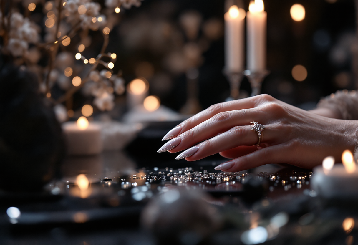 Sabrina Carpenter mostra la sua manicure 3D innovativa