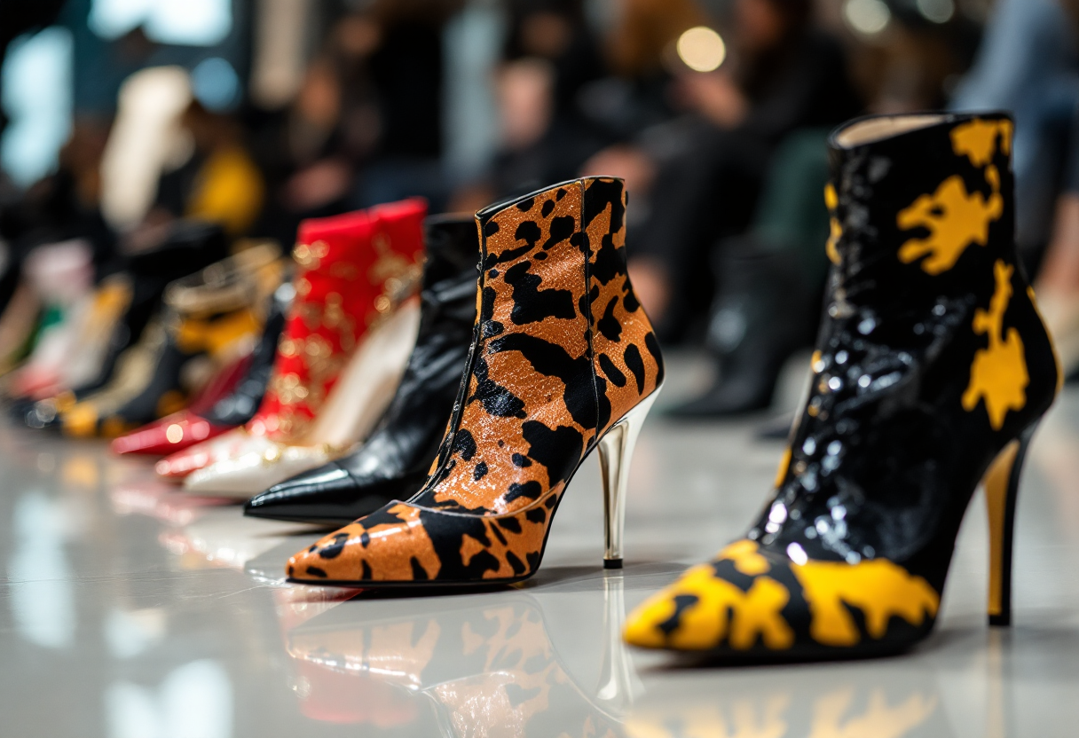 Scarpe moda autunno-inverno 2025/26 alla London Fashion Week
