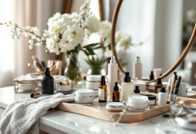 Marica Pellegrinelli con un look elegante e naturale