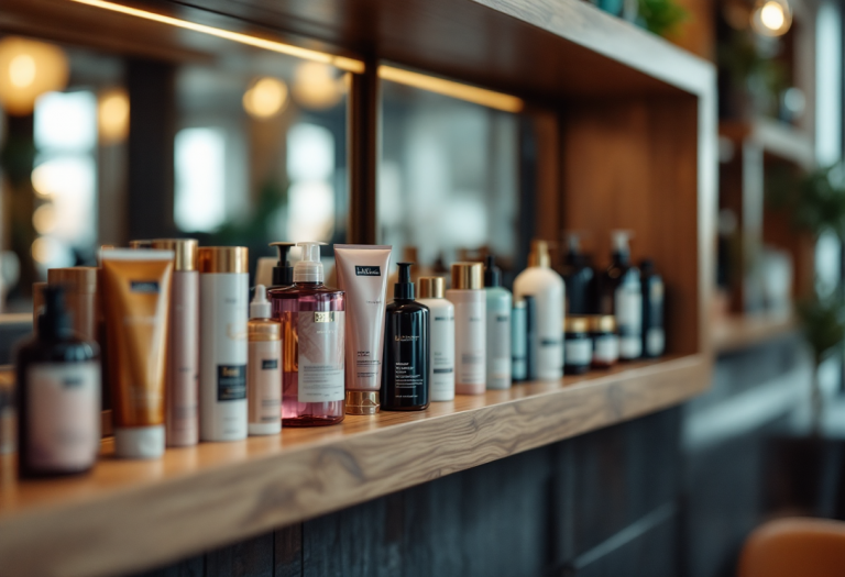 Taglio di capelli shaggy pixie su una modella