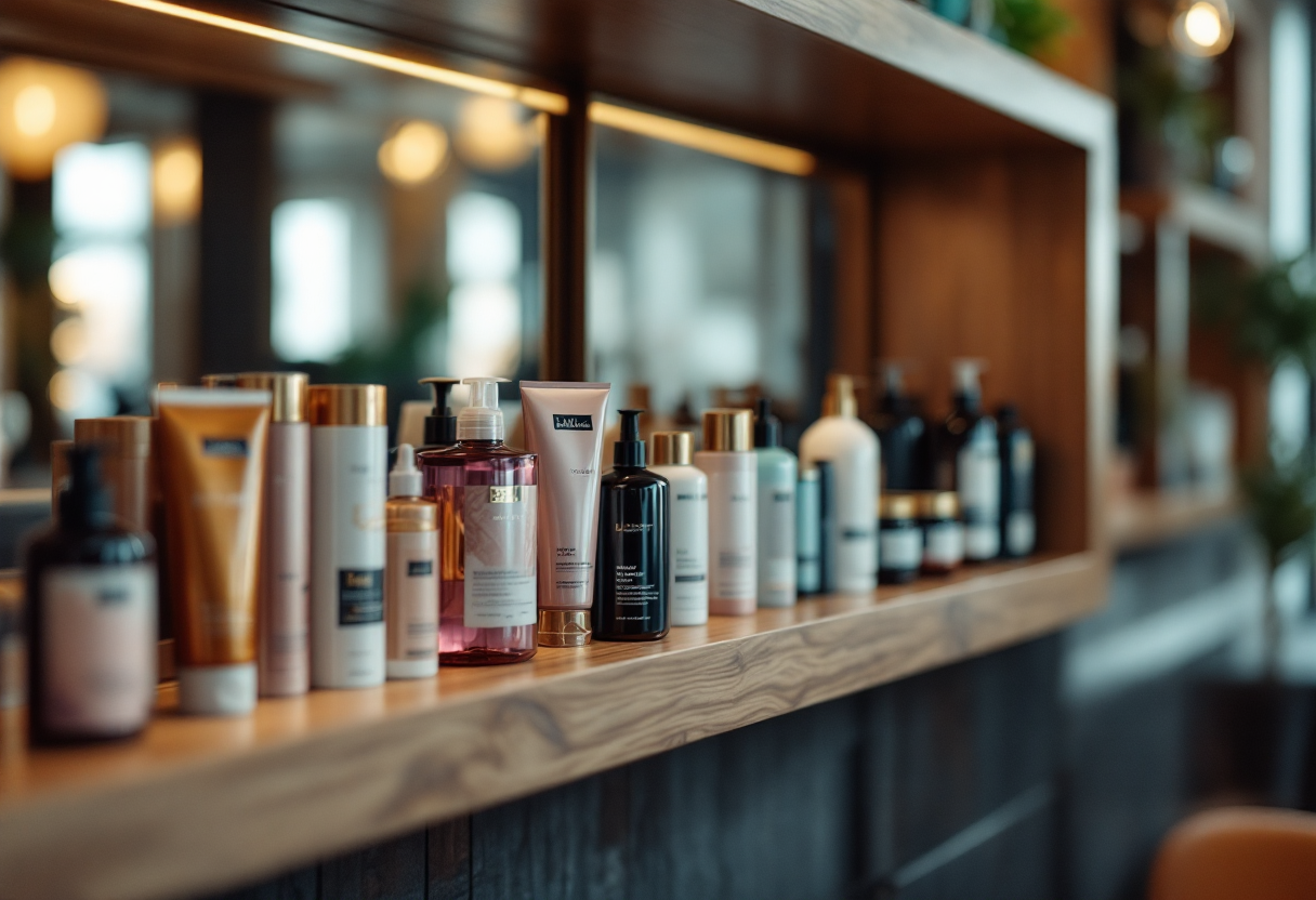 Taglio di capelli shaggy pixie su una modella