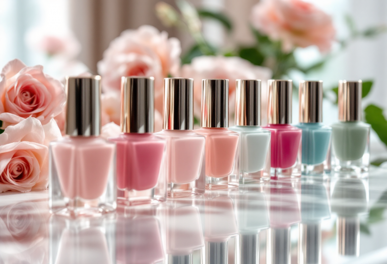 Manicure soap nails con design minimalista e colori neutri