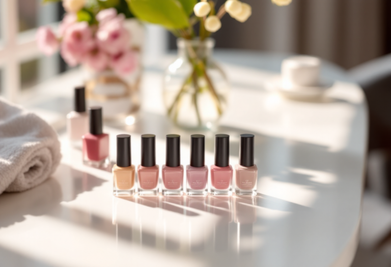 Unghie minimaliste ispirate a Nicola Peltz-Beckham