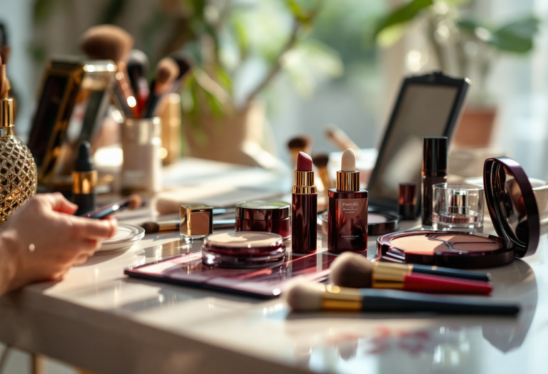 Look trucco bordeaux elegante e alla moda