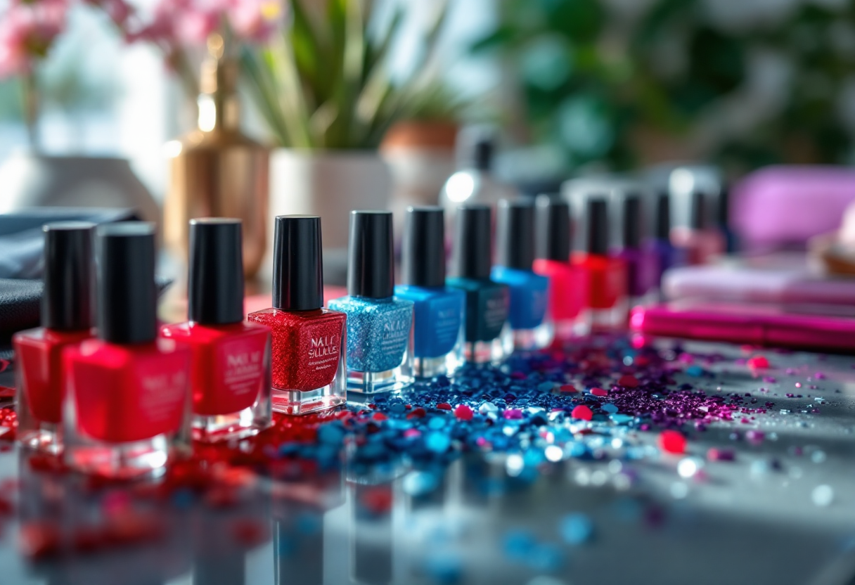 Unghie alla moda per Sanremo 2025 con colori trendy