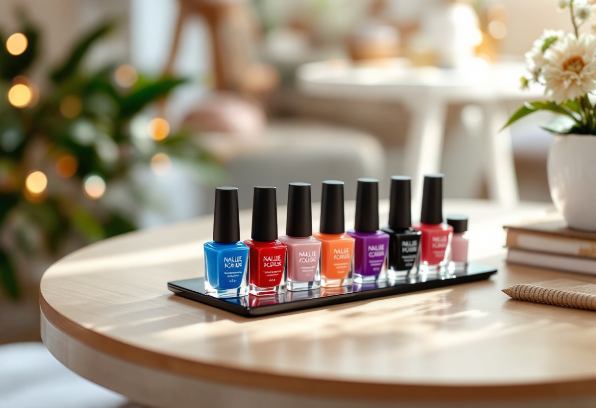 Design unghie San Valentino con cuori e colori romantici