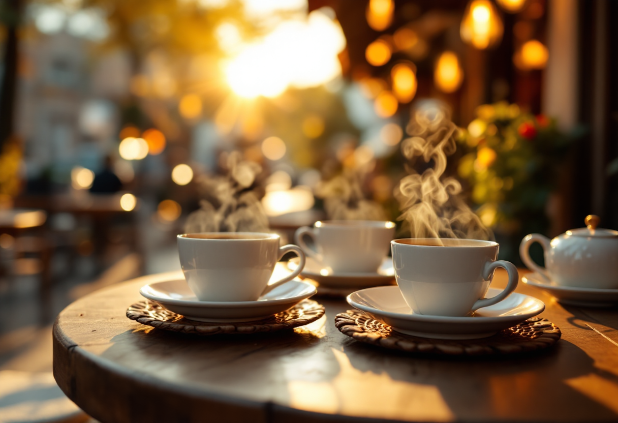 Alba Parietti e Fabio Adami sorridono insieme