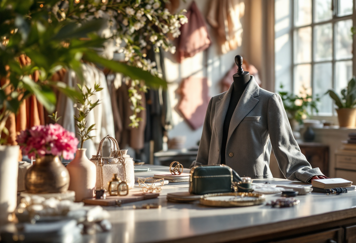 Alexandra di Hannover in un elegante abito di moda