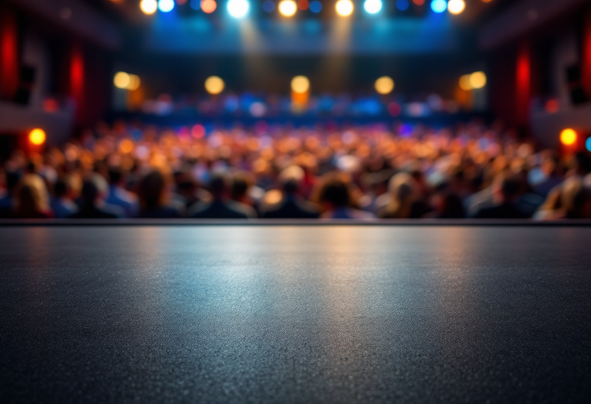 Amadeus durante la sua nuova avventura come giudice di Amici