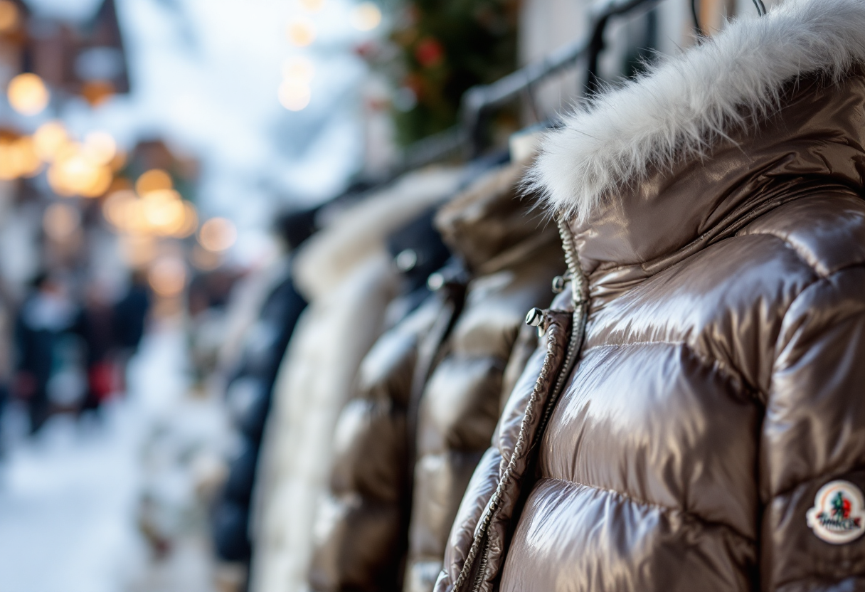 Chiara Ferragni in abbigliamento invernale a Courchevel