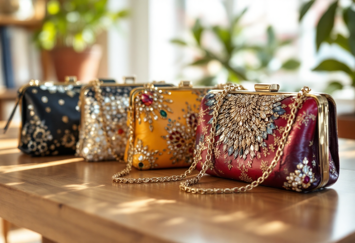Clutch colorate e uniche per la primavera 2025