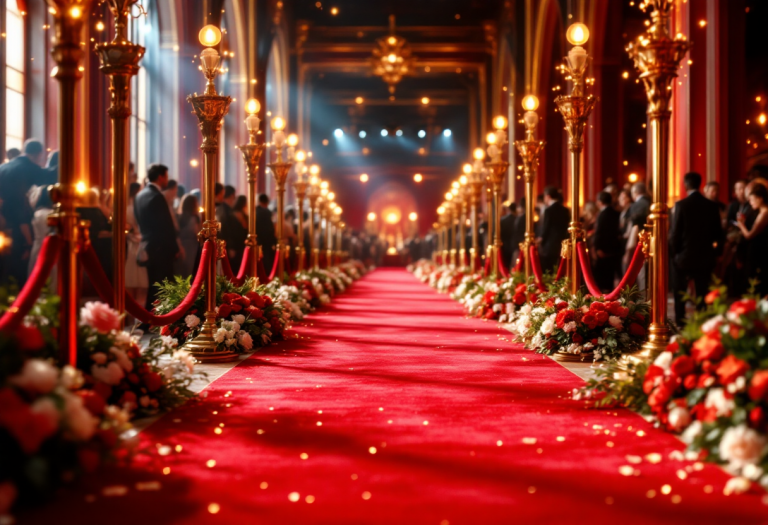 Demi Moore in un abito elegante agli Oscar 2025