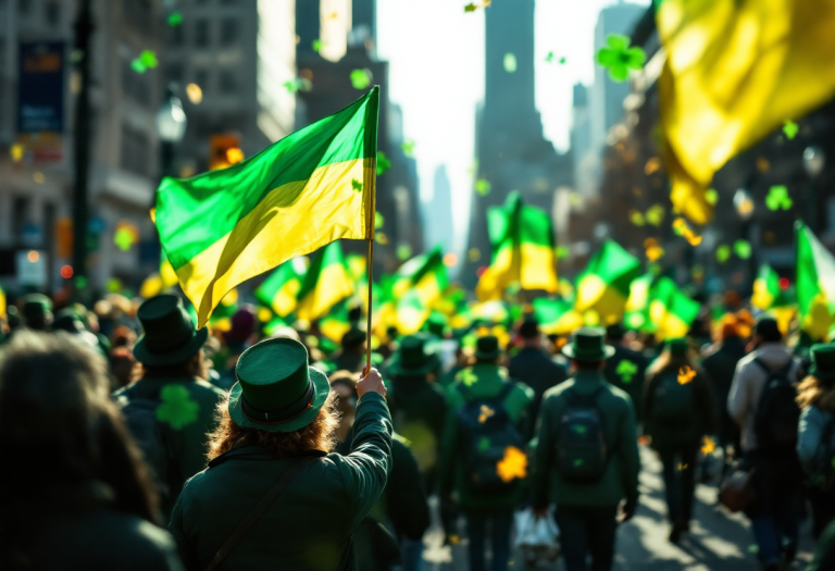 Kate Middleton in abito verde alla parata di San Patrizio