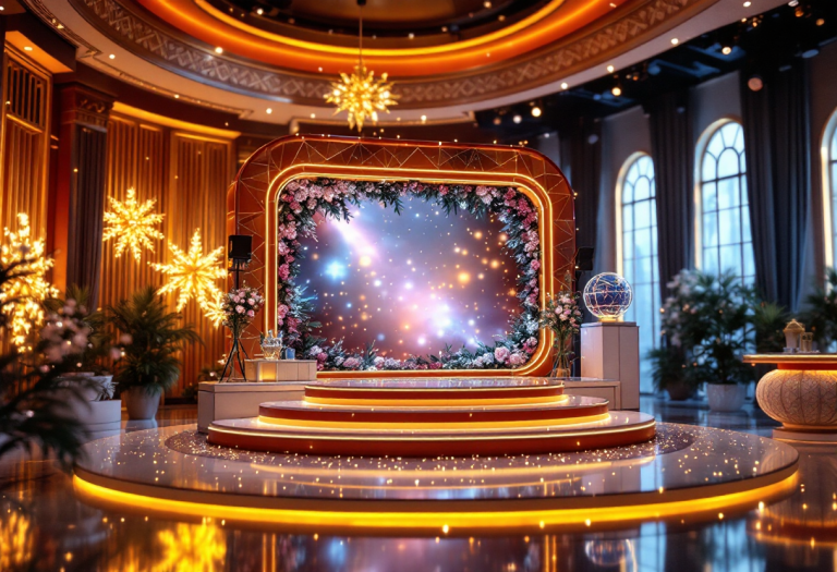 Maria De Filippi e Paolo Bonolis durante un incontro televisivo