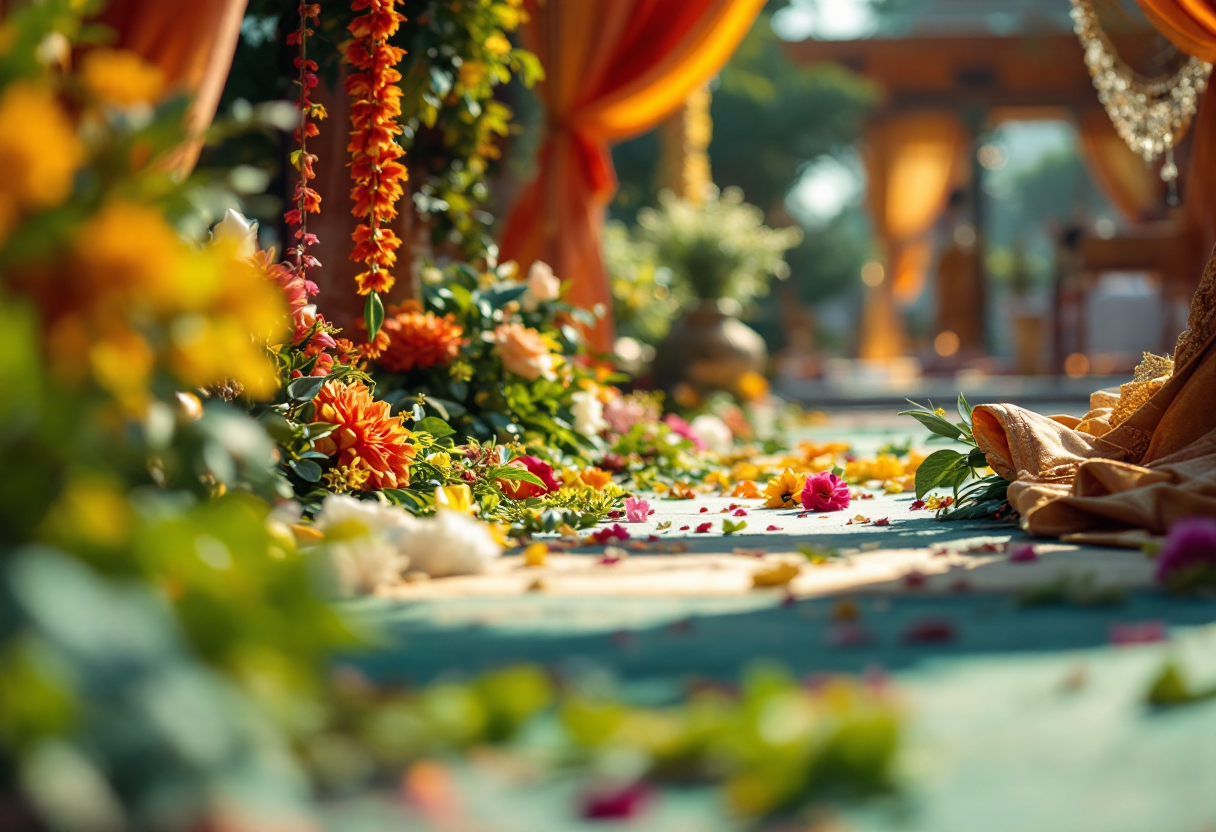 Cerimonia di matrimonio tradizionale thailandese