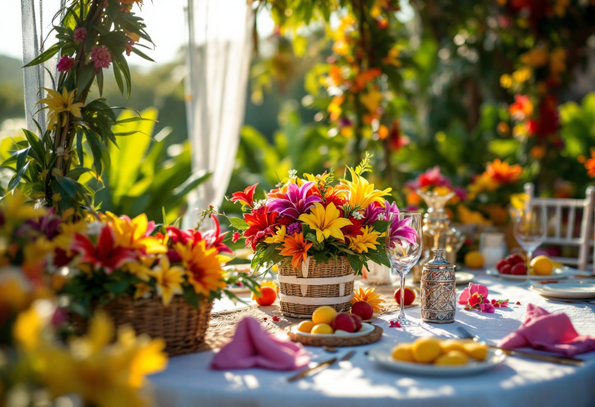 Coppia felice durante un matrimonio in Giamaica