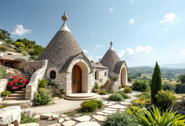 Trullo GR immerso nella campagna pugliese