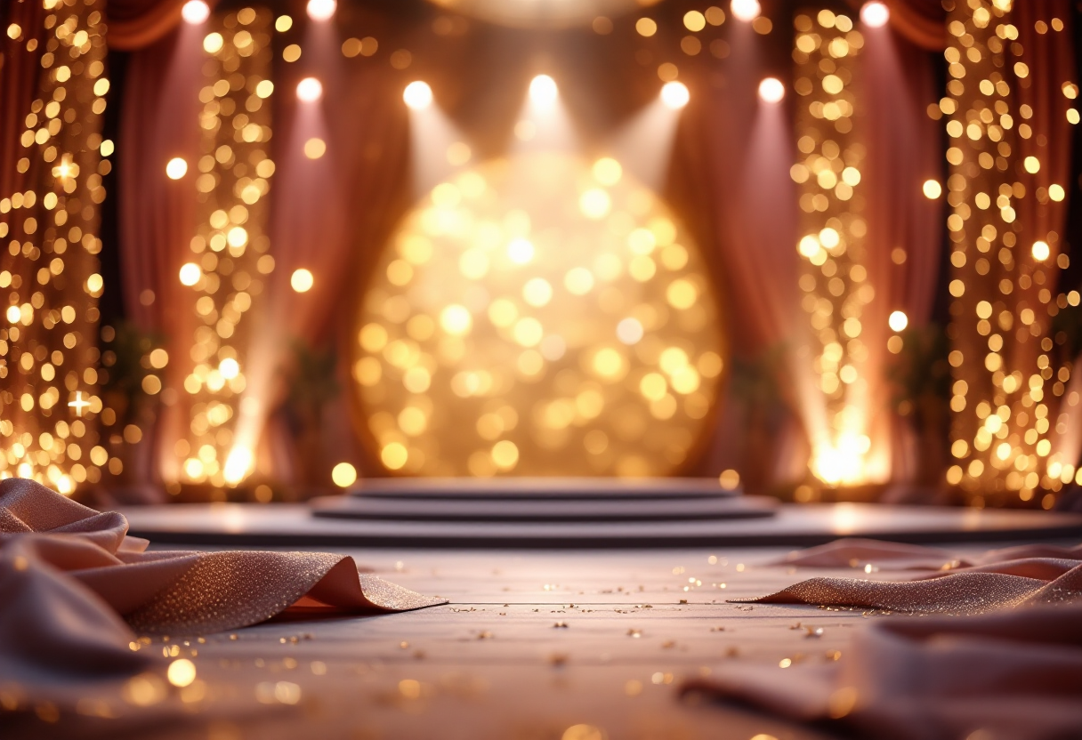 Valeria Marini sul set di Ne vedremo delle belle