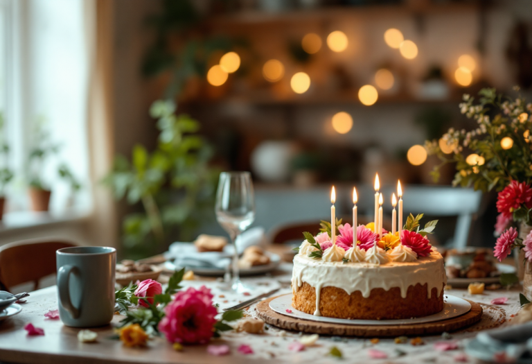 Vasco Rossi con la madre Novella per il suo 94° compleanno