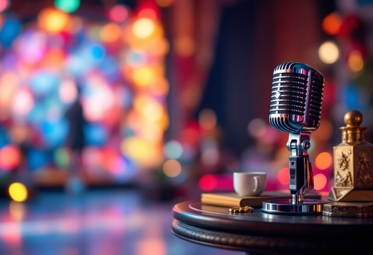 Alberto Angela e Ilary Blasi in un dibattito culturale