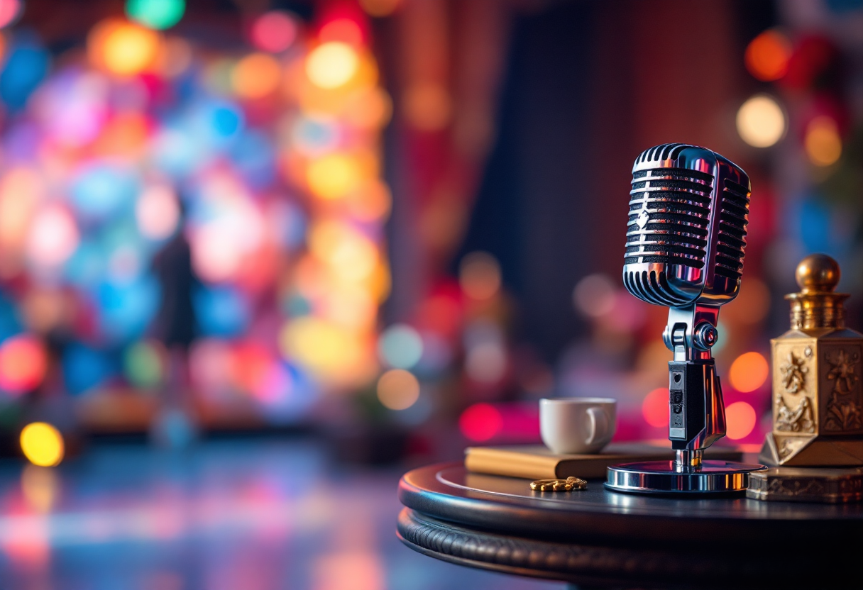 Alberto Angela e Ilary Blasi in un dibattito culturale